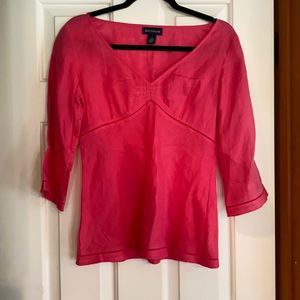 Ann Taylor Irish Linen Top